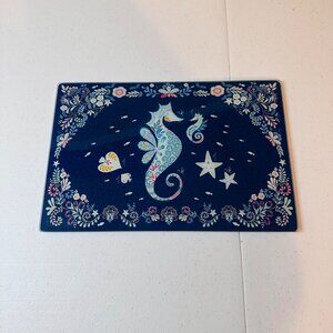 Small Decorative Glass Cutting board Seahorse cutting board seahorse decoration